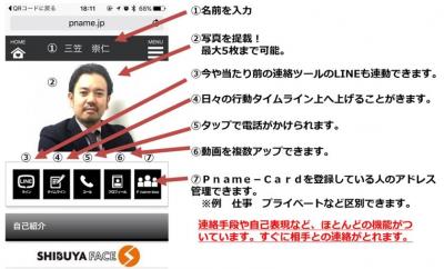 紙の名刺はもう古い？！デジタル名刺「PnameCard」月額980円でサービス開始！