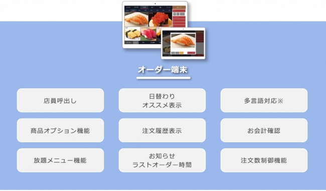 「ロボ化」で人材不足を解消。飲食店向けテーブルオーダーシステム「smao」、提供開始