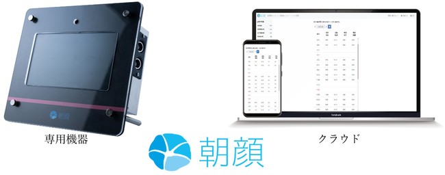 タイムレコーダーをデジタル化する顔認証勤怠サービス「朝顔」発売