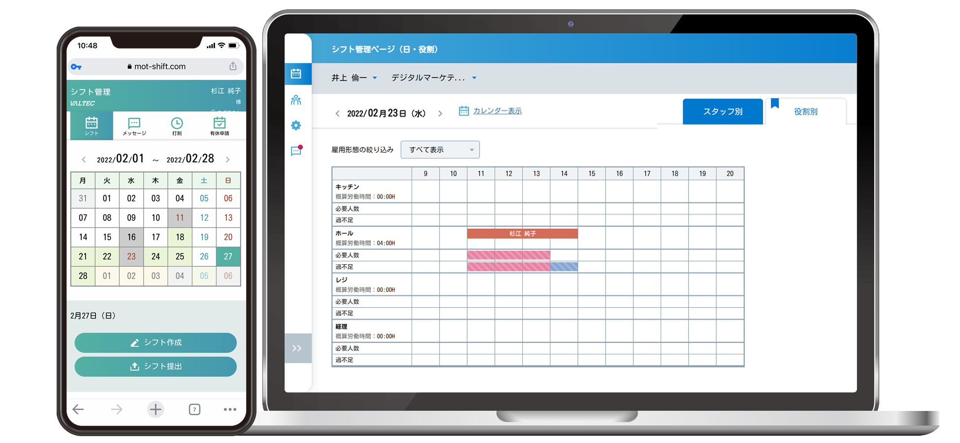 シンプルで簡単、低価格のシフト管理システム「MOT/Shift」リリース