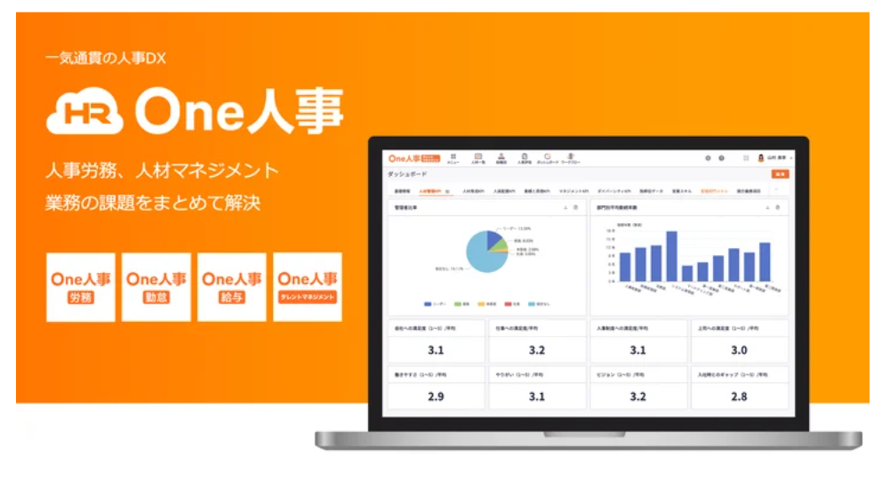 人材プラットフォーム「One人事」が、業務を一気通貫できる新サービスをリリース